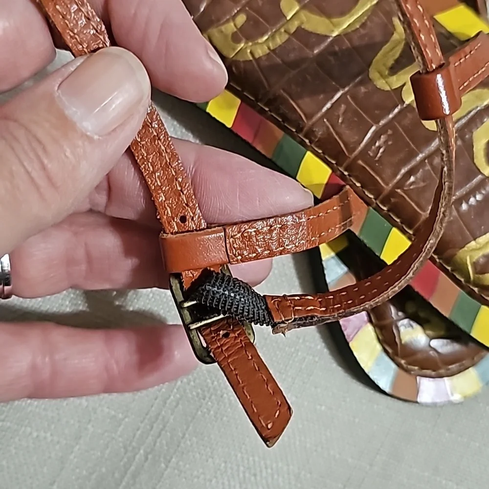 Sam Edelman Gigi 5 Leather Sandals - Picture 8 of 11